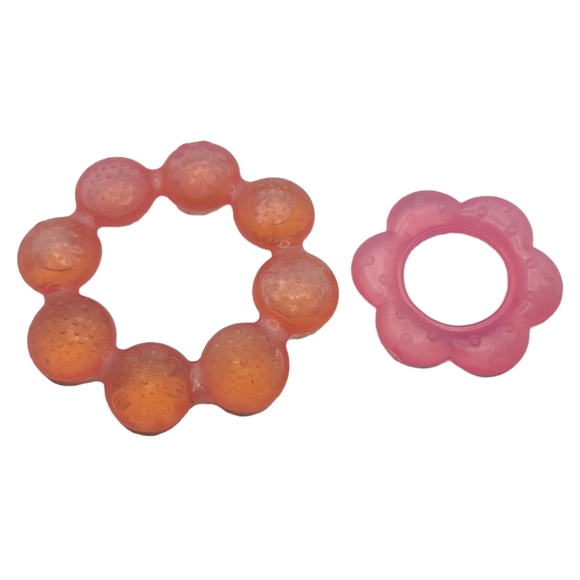 Baby Teething Rings Bundle of 6 - Picture 3 of 4